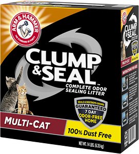 Arena para gatos Arm & Hammer Clump & Seal Multi-Cat Formula