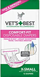 Pañales para mascotas Vet's Best Comfort Fit
